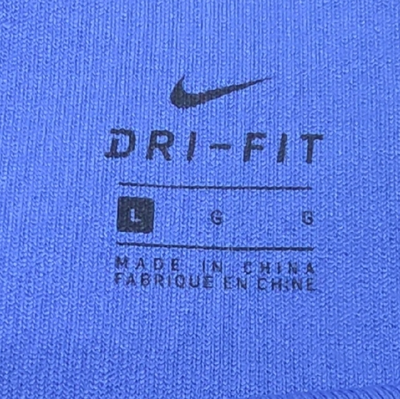 Nike Kids Pink and Blue Patterned Leggings - Picture 2 of 5